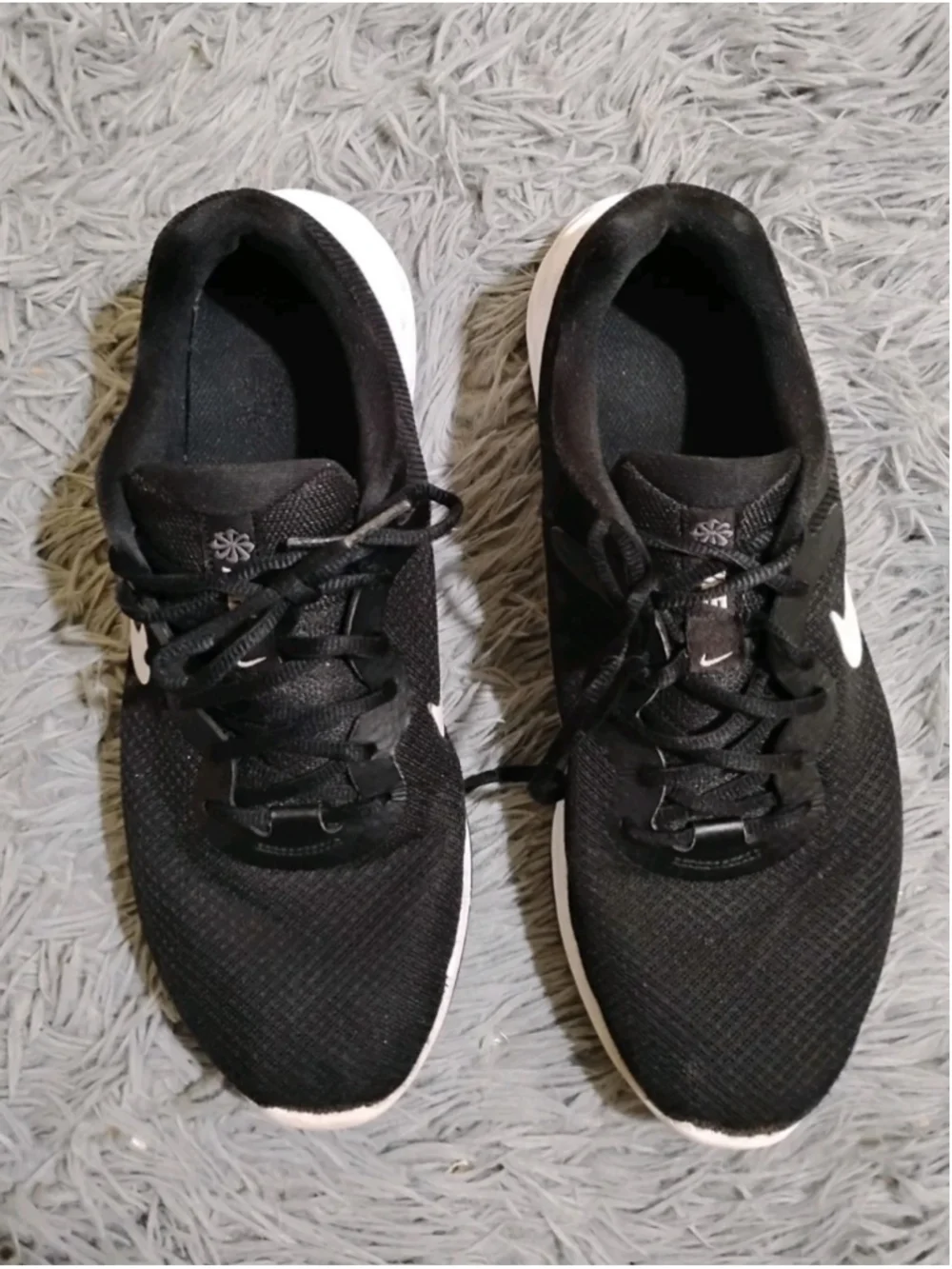 Nike Revolution 6 Next Nature Men Size 10.5 Black/White Athletic Shoe DC3728-003